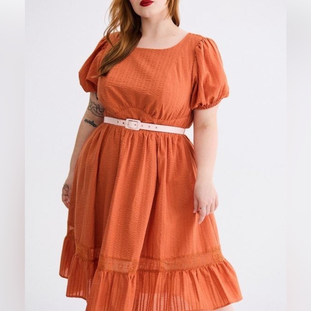 Retro Chic Mango Swing Dress